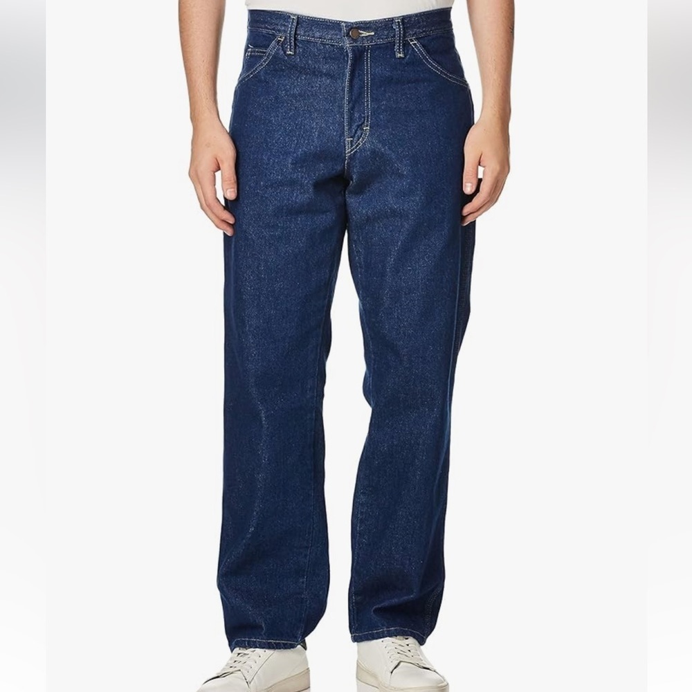 Dickies Relaxed Fit Carpenter Jean Stone Washed Indigo Blue